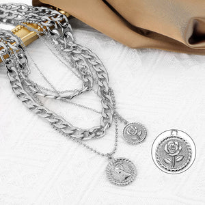 Golden Divinity Layered Necklace