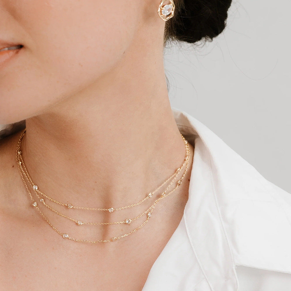 Stardust Ripple Necklace Stella Harte