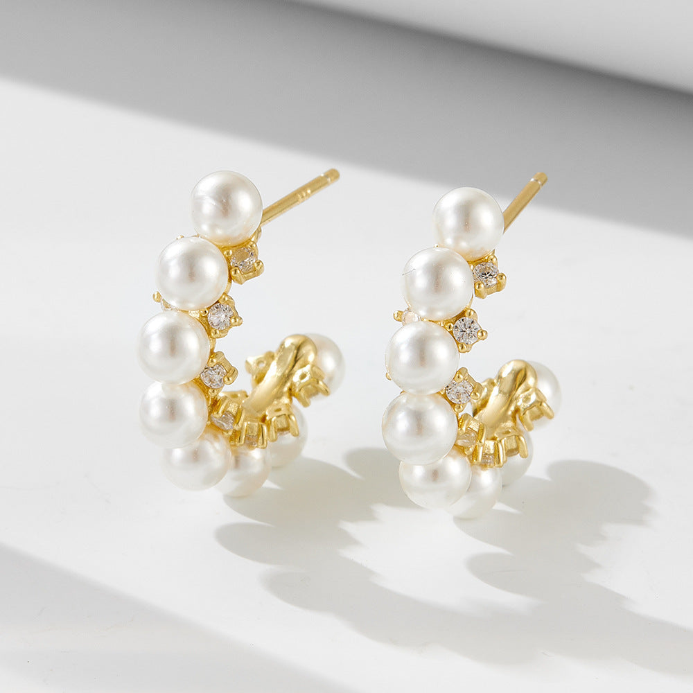 Lumina Pearl Earrings Stella Harte