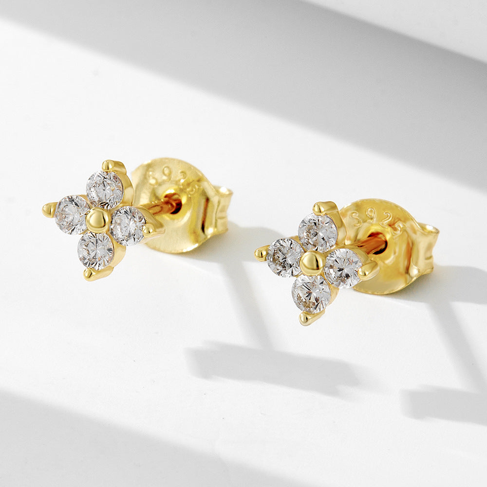 Celestial Cluster Stud Earrings Stella Harte