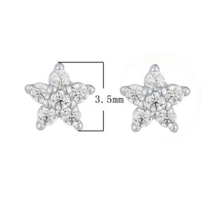 Starlit Blossom Stud Earrings