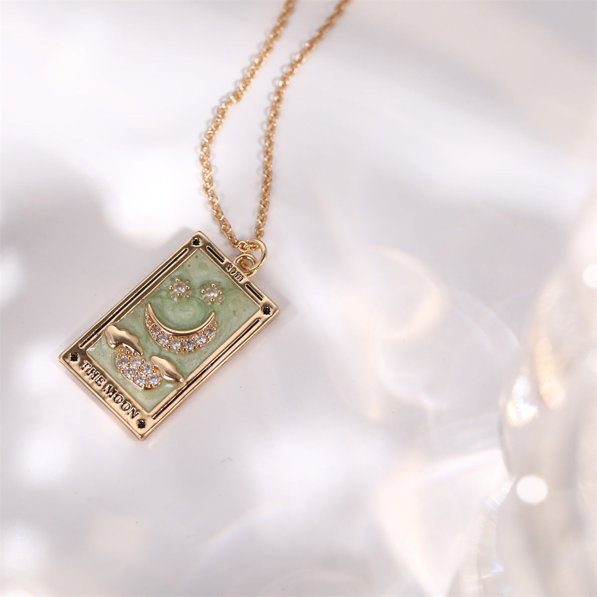 Celestial Tarot Charm Necklace