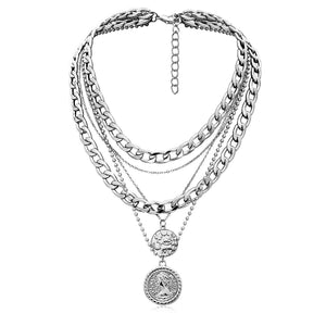 Golden Divinity Layered Necklace