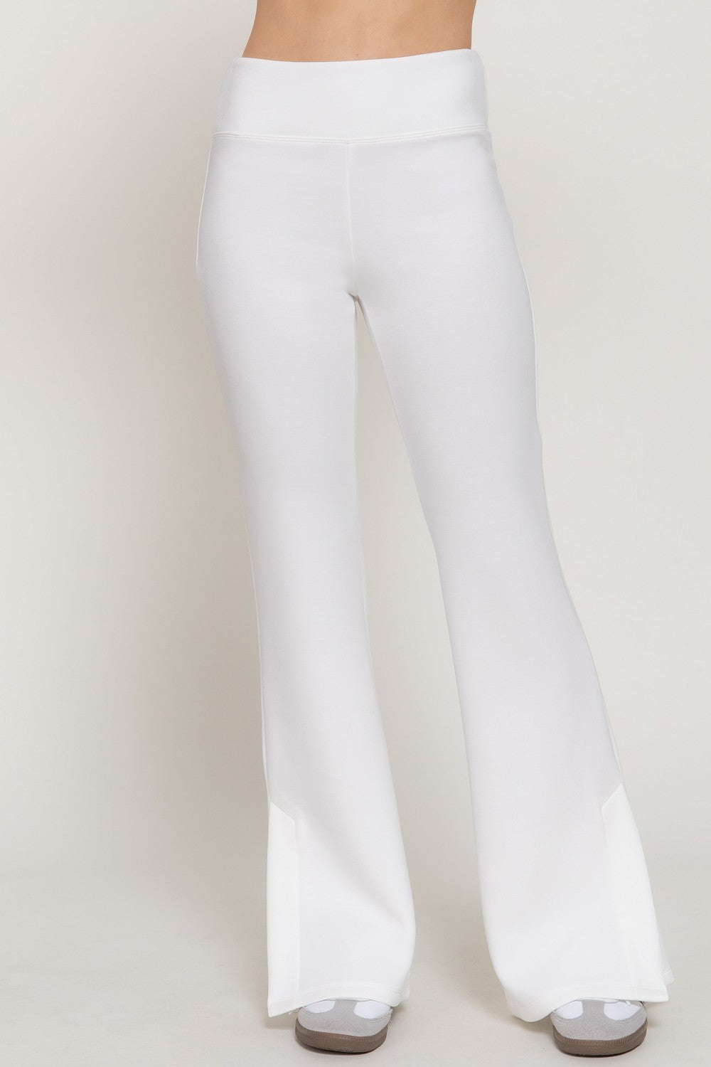 Flare Soft Bottom Slit Scuba Pant