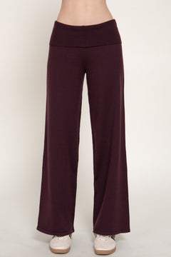 Fold Over Waist Sweater Long Pants