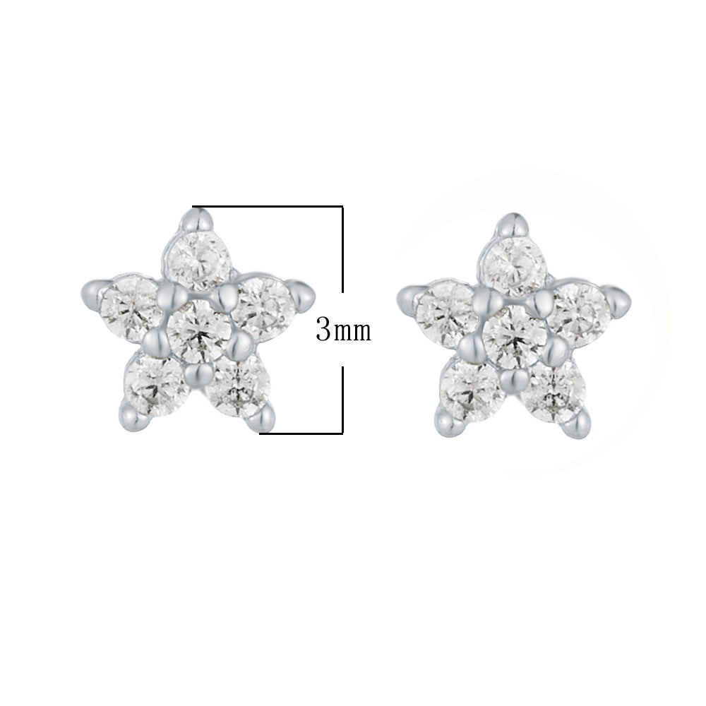 Starlit Blossom Stud Earrings Stella Harte