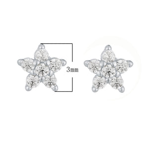 Starlit Blossom Stud Earrings