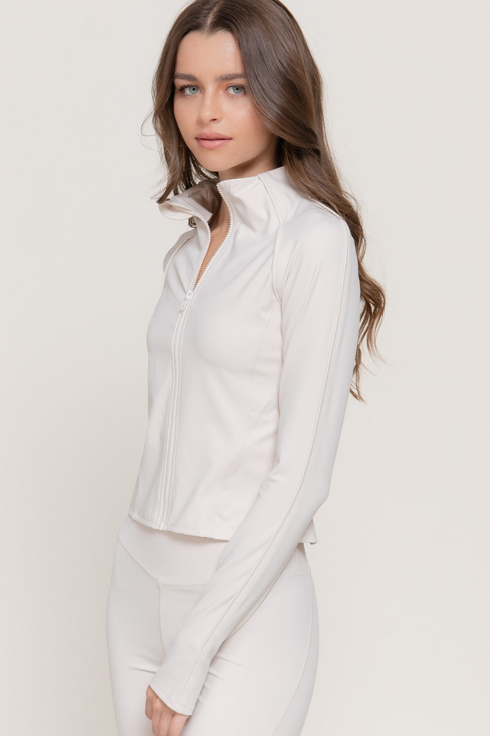 Long Slv Zip-up Activewear Jacket