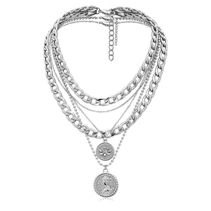 Golden Divinity Layered Necklace