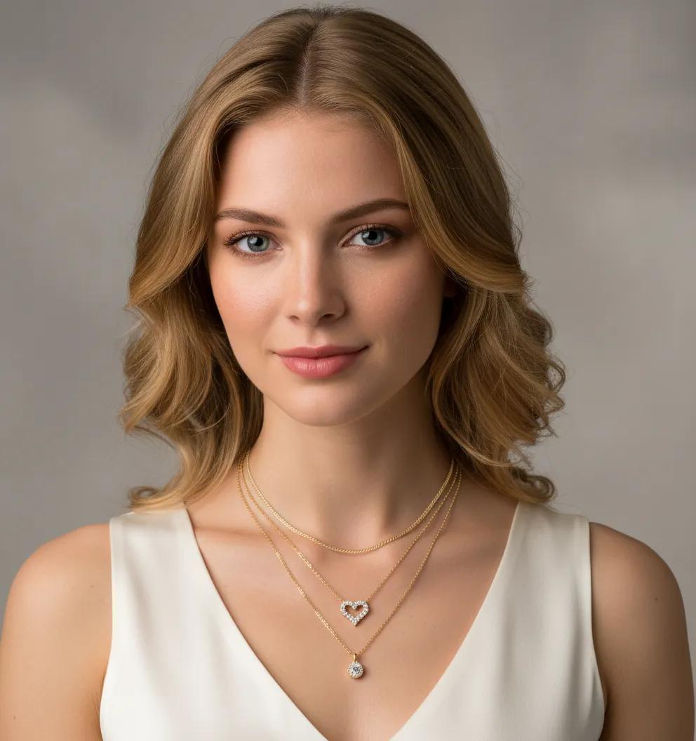 Sparkle Bead Swing Necklace Stella Harte