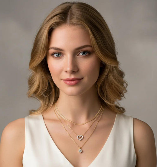 Sparkle Bead Swing Necklace