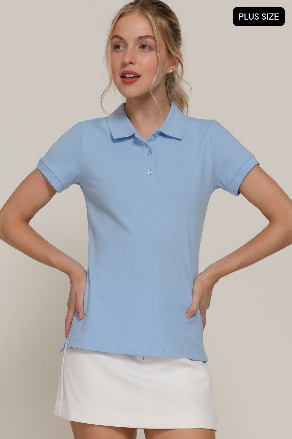 Short Sleeve Classic Pique Polo Top