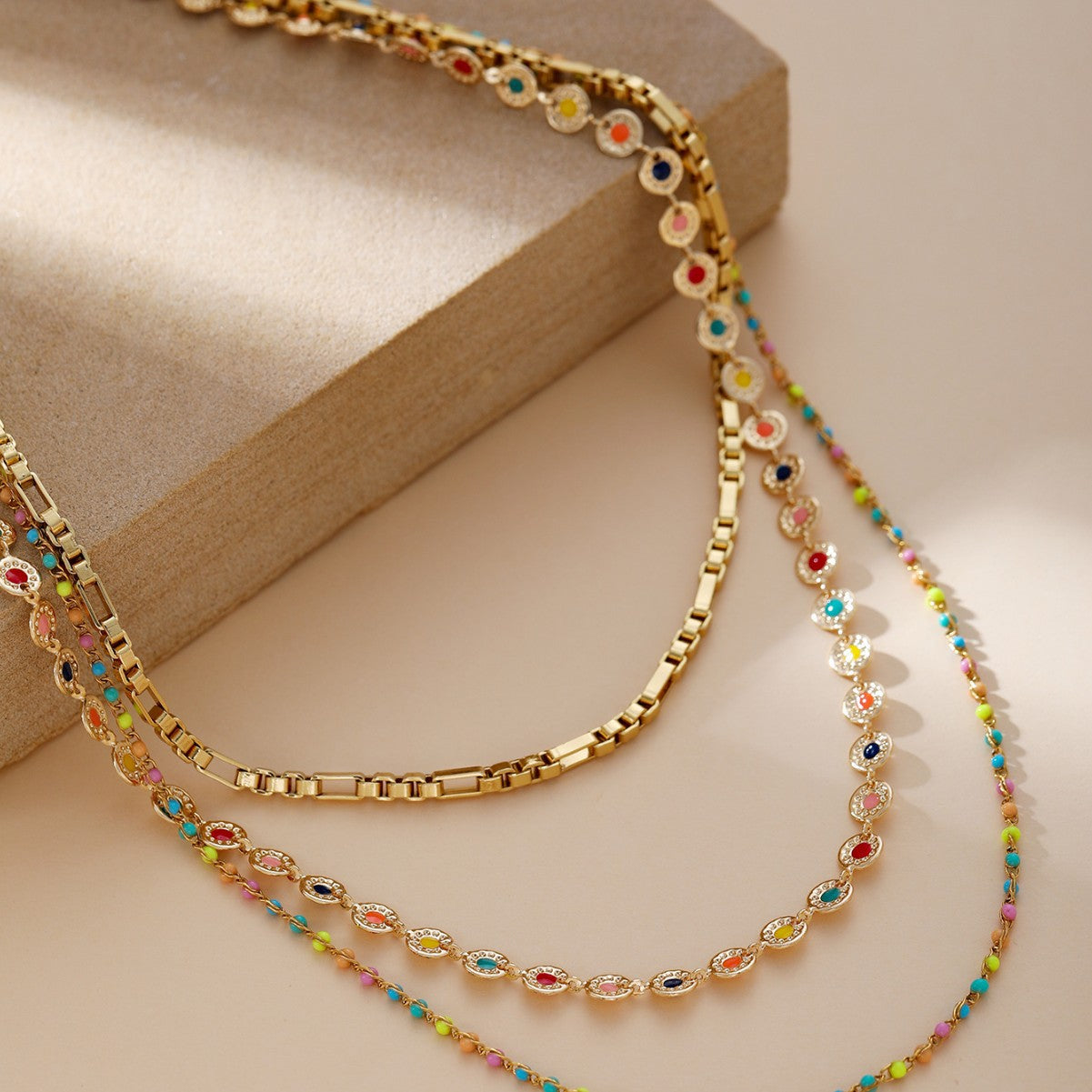 Rainbow Melody Necklace Stella Harte