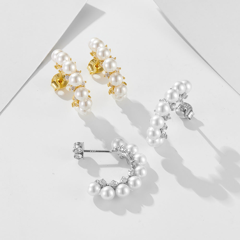 Lumina Pearl Earrings Stella Harte
