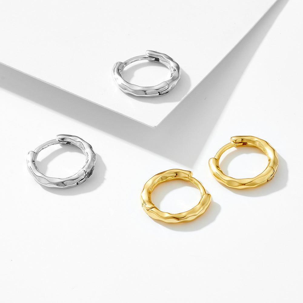 Whispering Waves Hoop Earrings Stella Harte