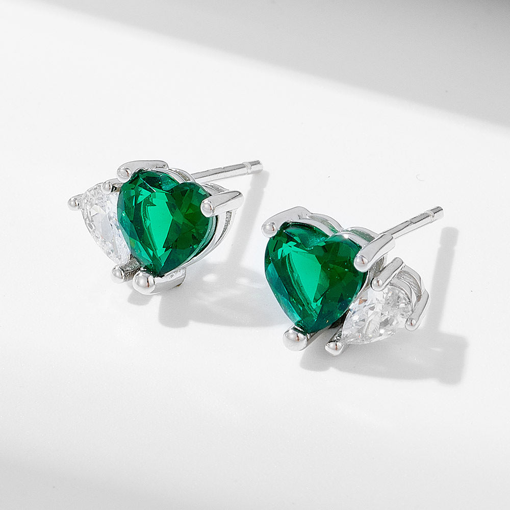 Emerald Echo Studs Stella Harte
