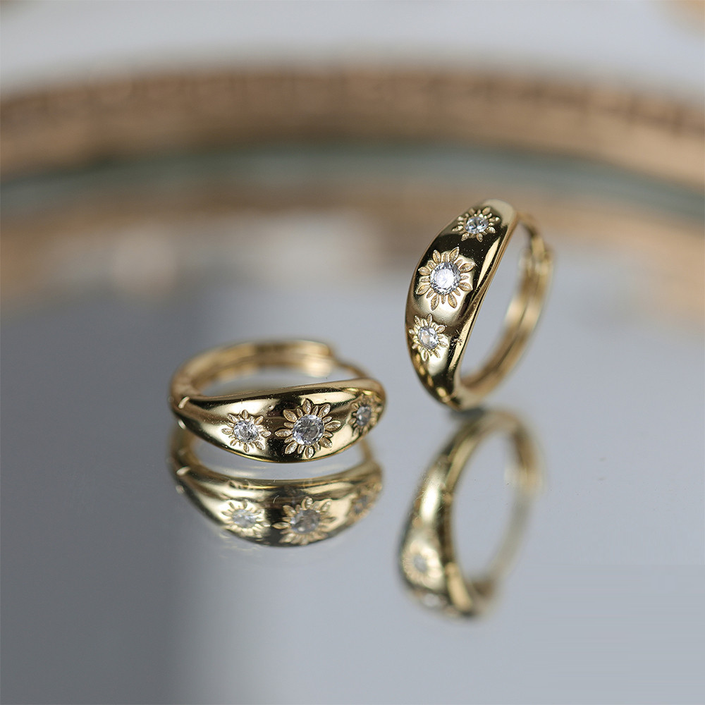 Starlight Huggies Earrings Stella Harte