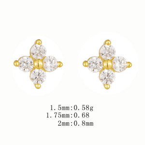 Celestial Cluster Stud Earrings