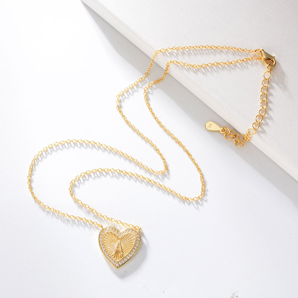 Serenity’s Heart Cipher Necklace Stella Harte