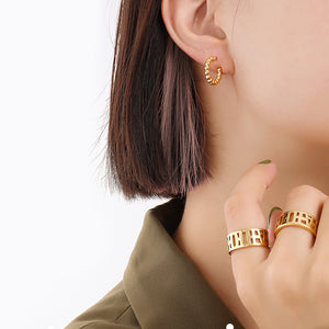 Beadie Huggie Earrings