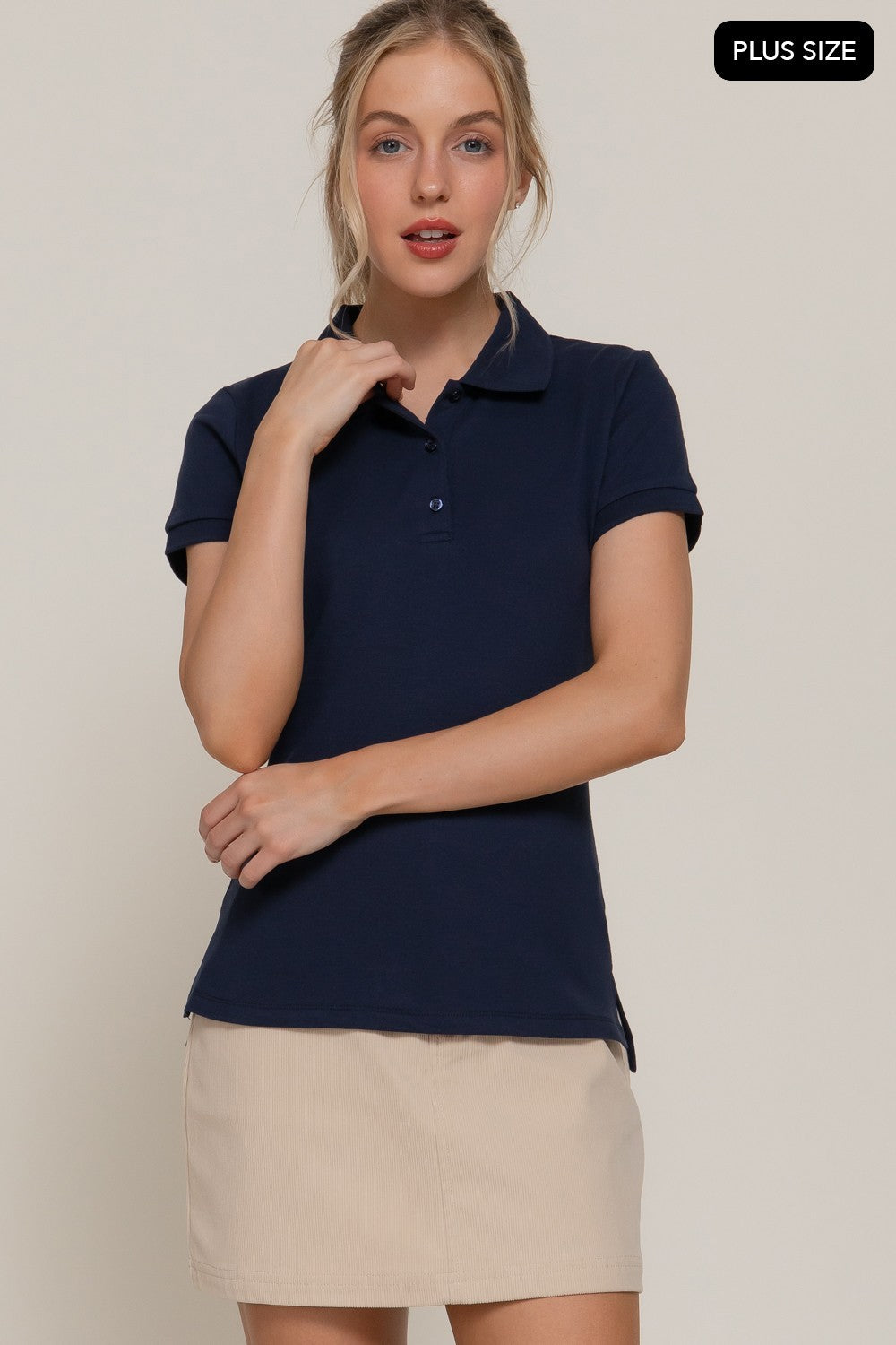Short Sleeve Classic Pique Polo Top