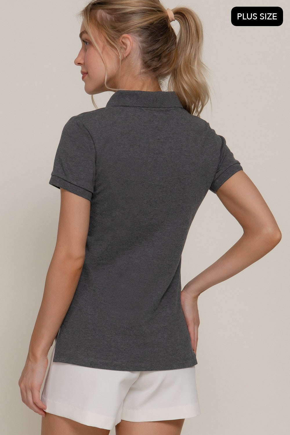 Short Sleeve Classic Pique Polo Top
