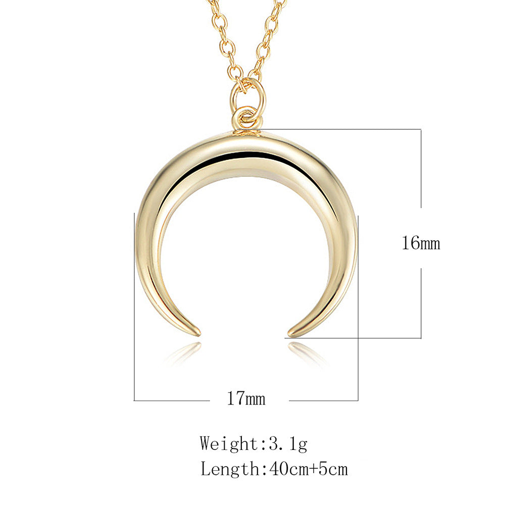 Crescent Whisper Necklace