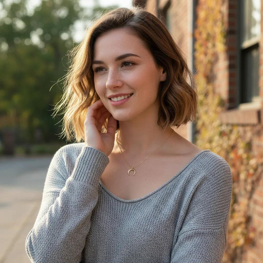 Crescent Whisper Necklace