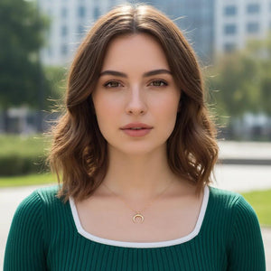 Crescent Whisper Necklace