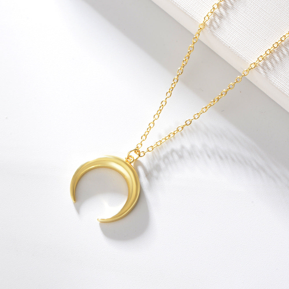 Crescent Whisper Necklace