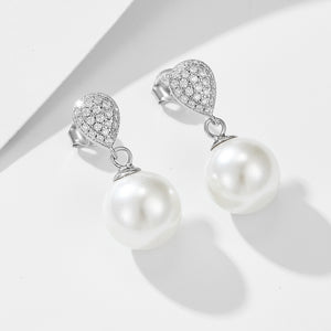 Lila’s DewdropPearl Earrings