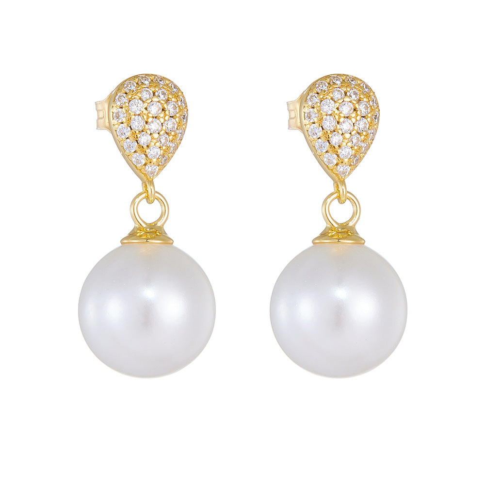 Lila’s DewdropPearl Earrings