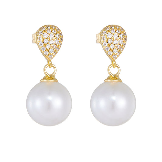 Lila’s DewdropPearl Earrings