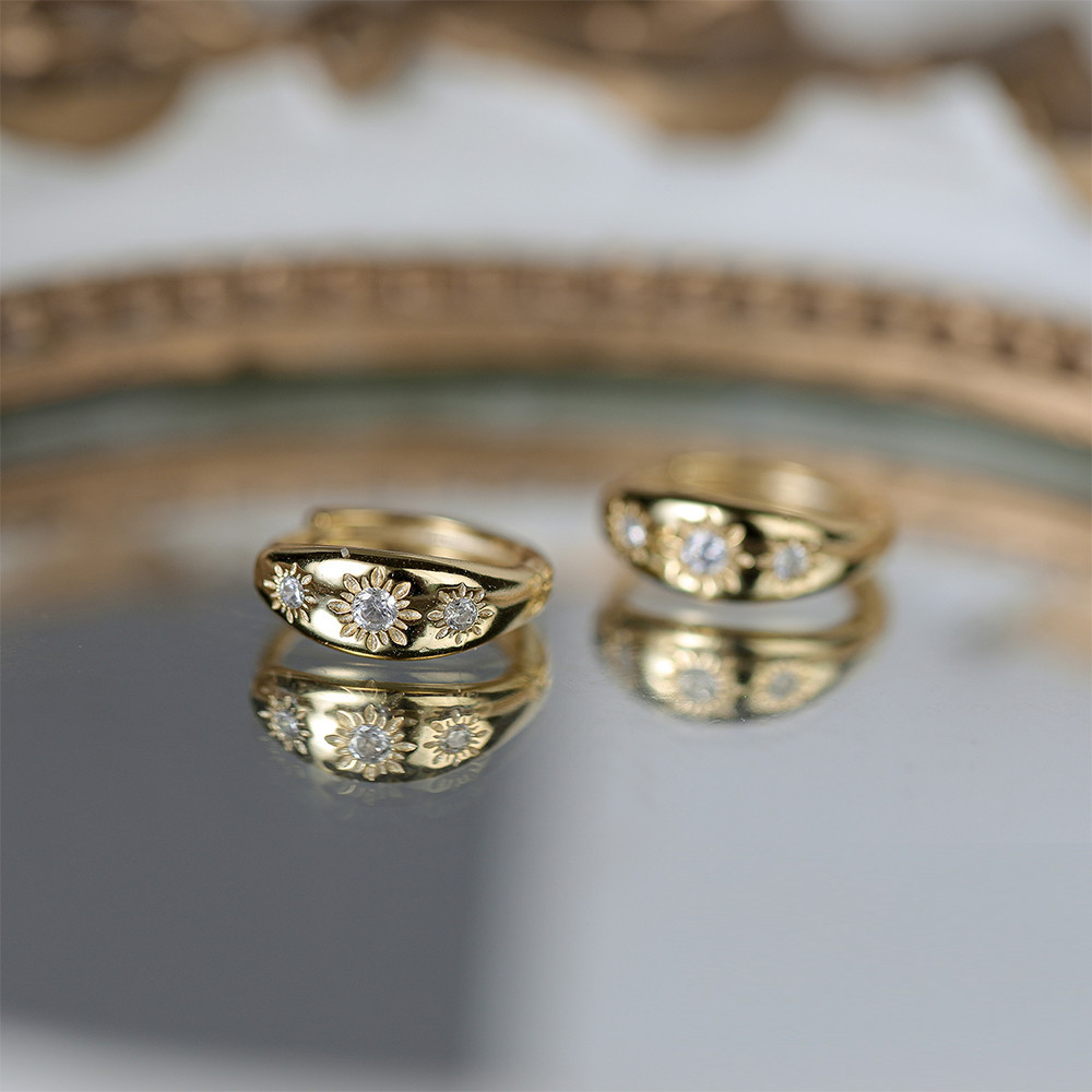 Starlight Huggies Earrings Stella Harte