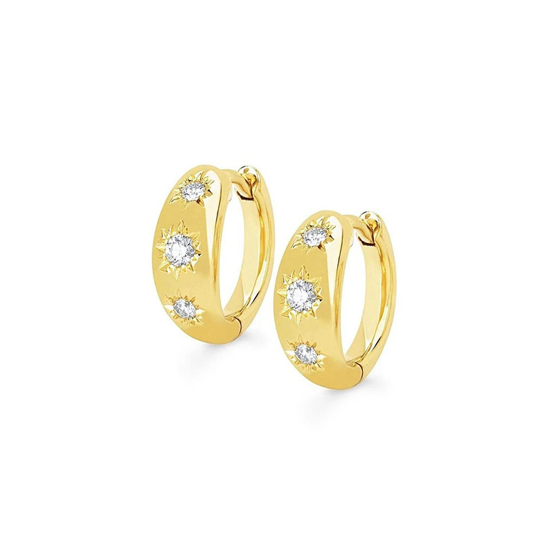 Starlight Huggies Earrings Stella Harte
