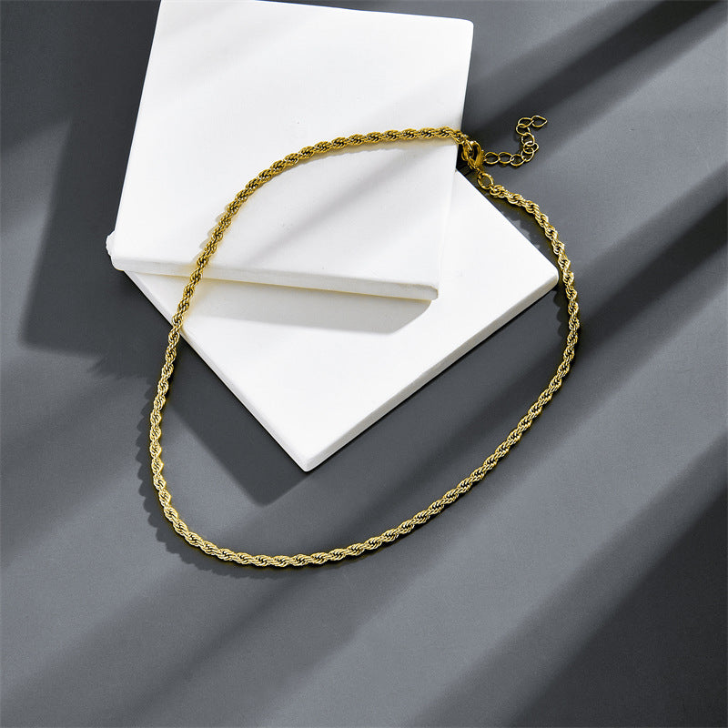 Golden Waves Necklace Stella Harte