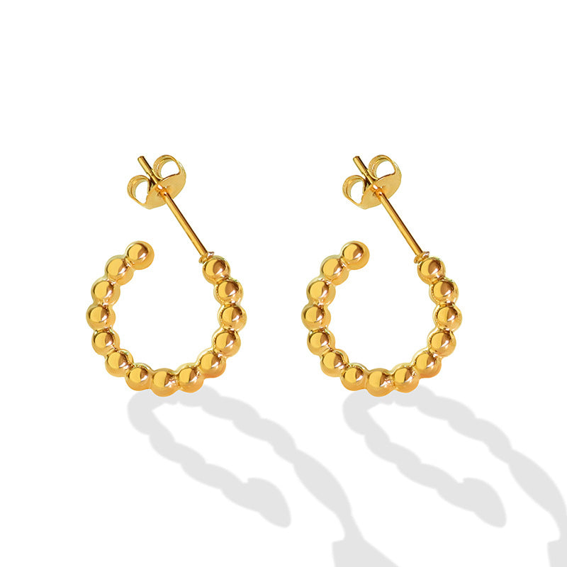 Beadie Huggie Earrings Stella Harte