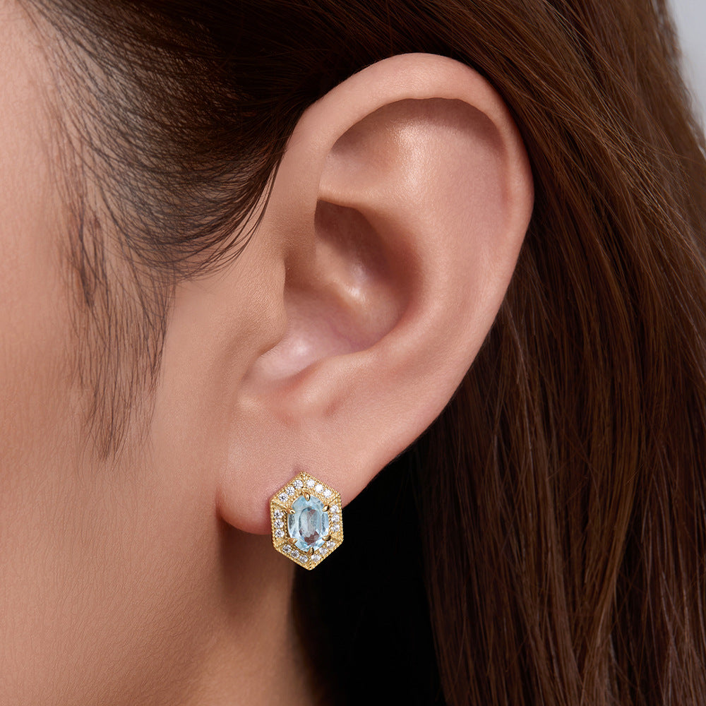 Azure Dream Topaz Earrings Stella Harte
