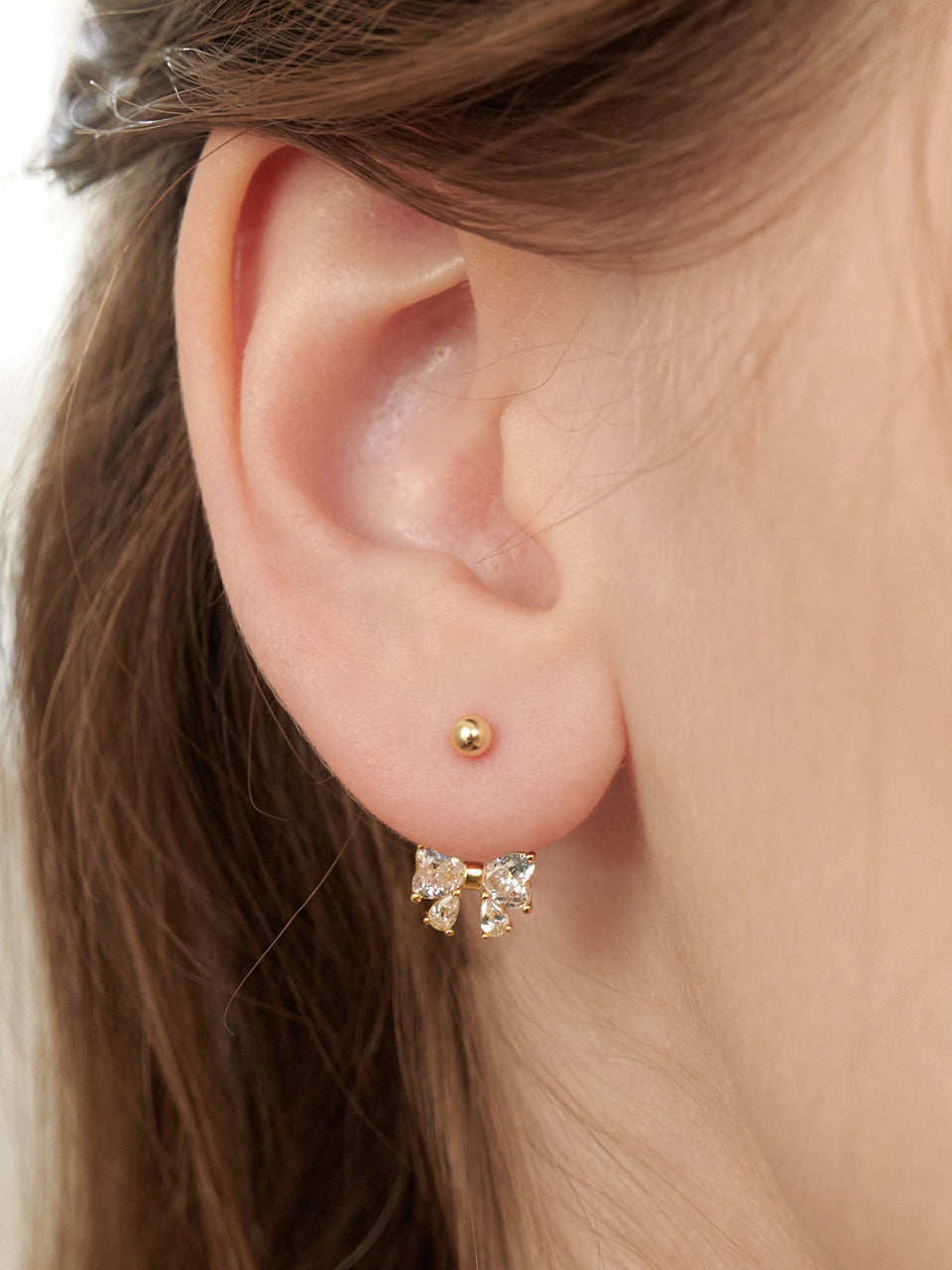 Petite Sparkle Butterfly Earrings Stella Harte