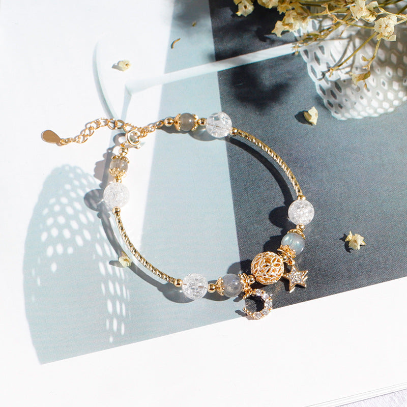 Celestial Crystal Whisper Bracelet
