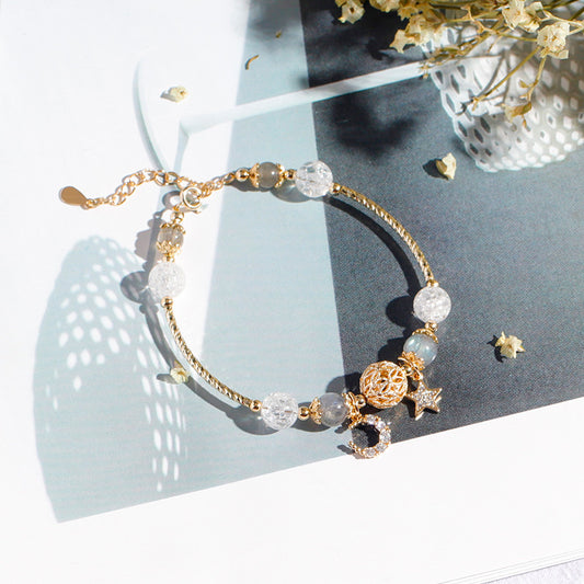 Celestial Crystal Whisper Bracelet