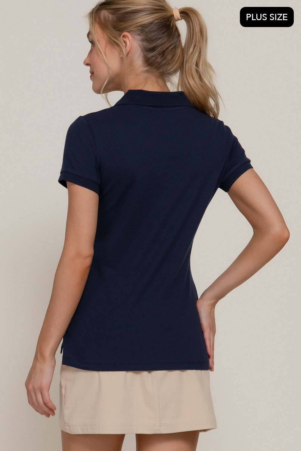 Short Sleeve Classic Pique Polo Top