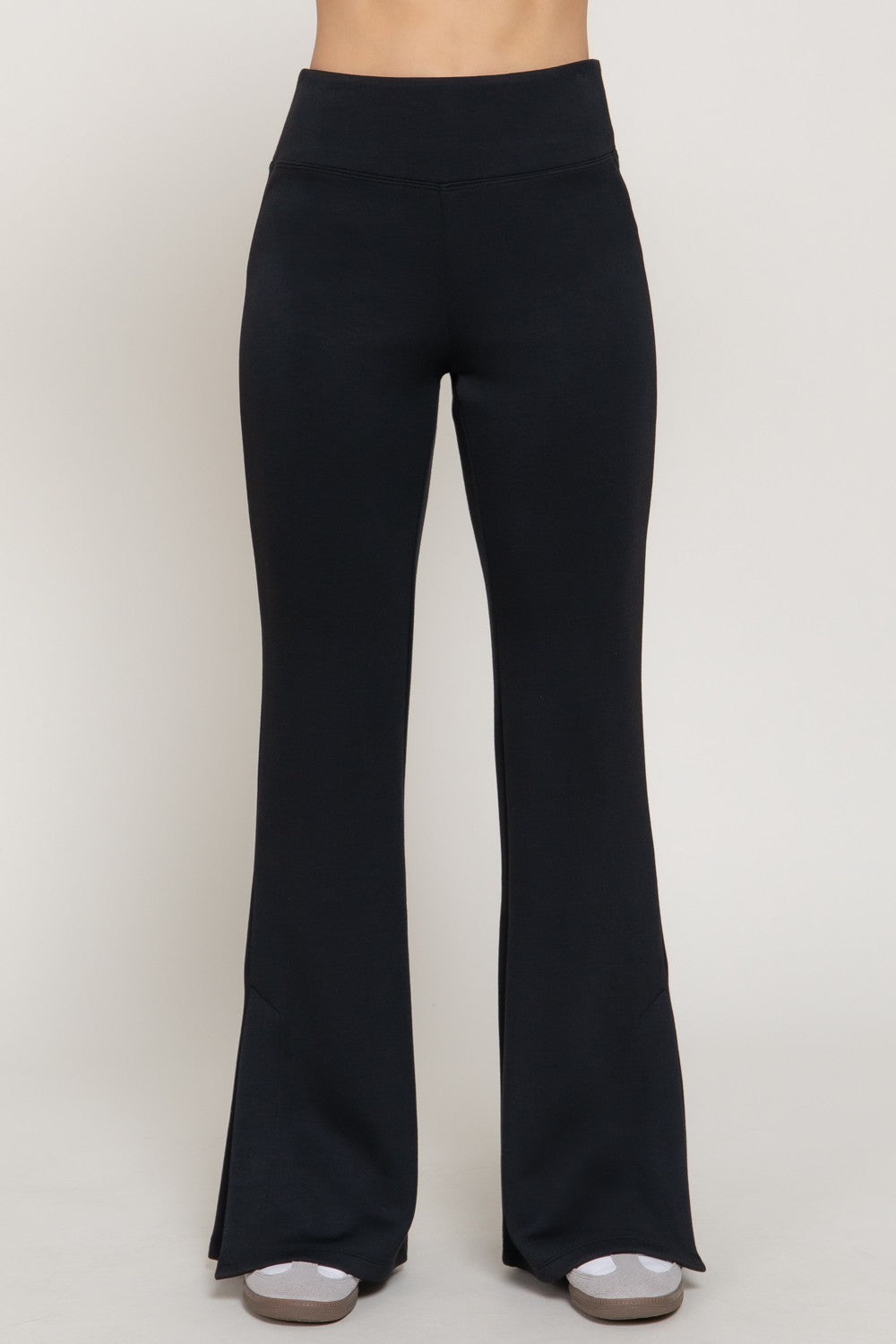 Flare Soft Bottom Slit Scuba Pant
