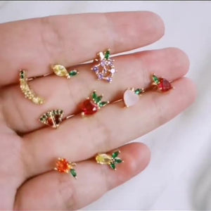 Pineapple Paradise Stud Earrings