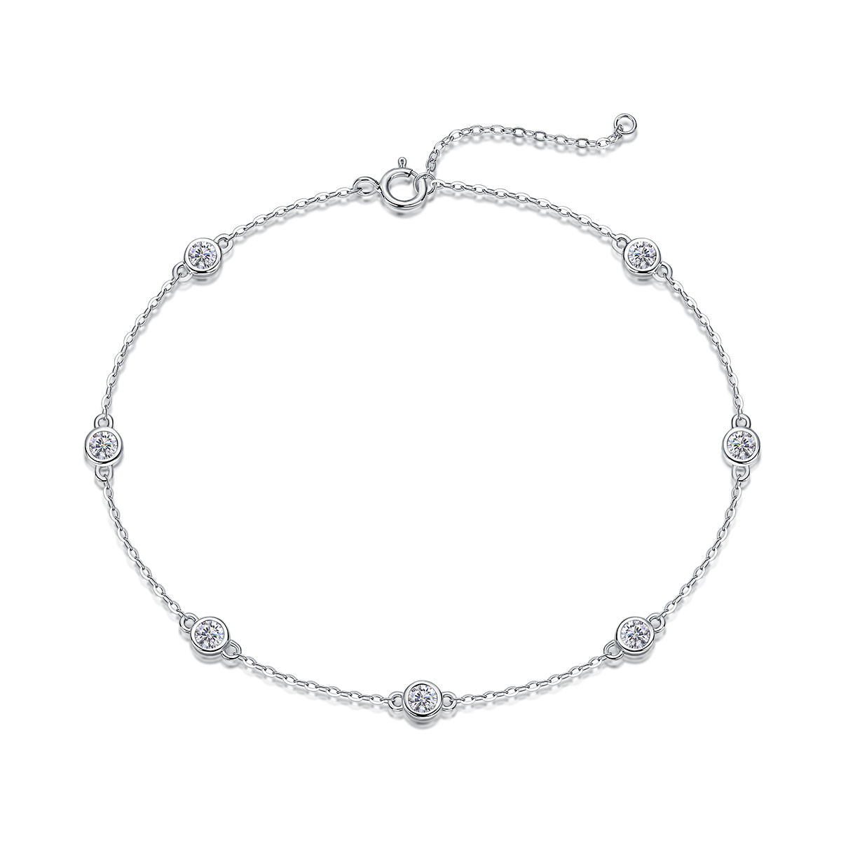 Starlit Bezel Chain Bracelet