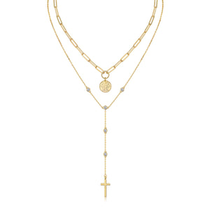 Lotus Faith Layer Necklace