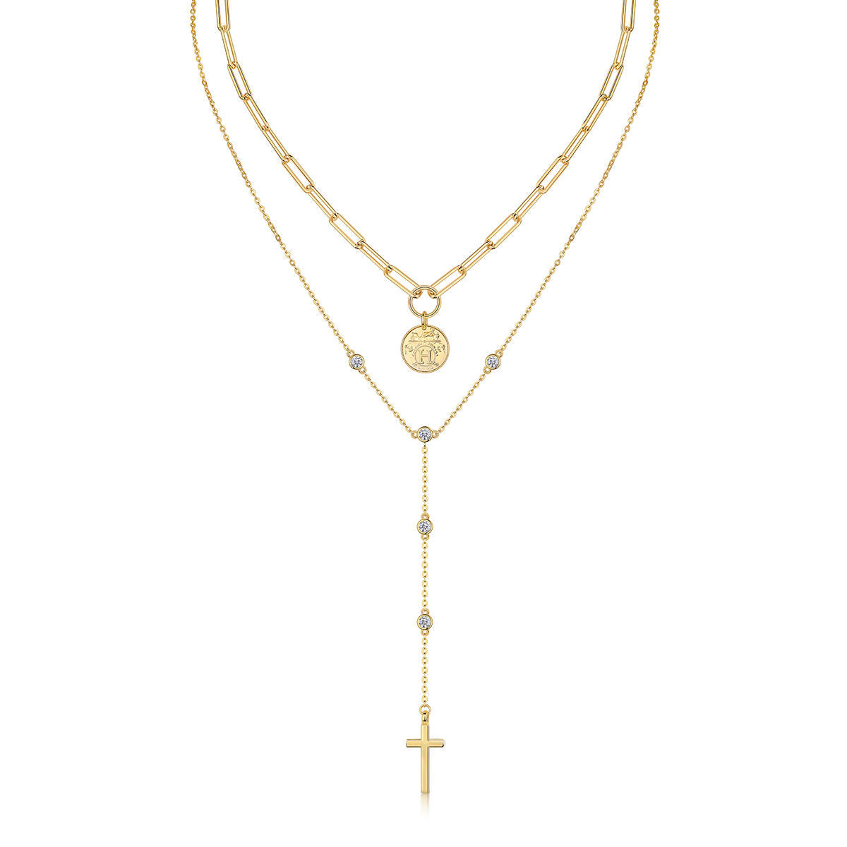 Lotus Faith Layer Necklace Stella Harte