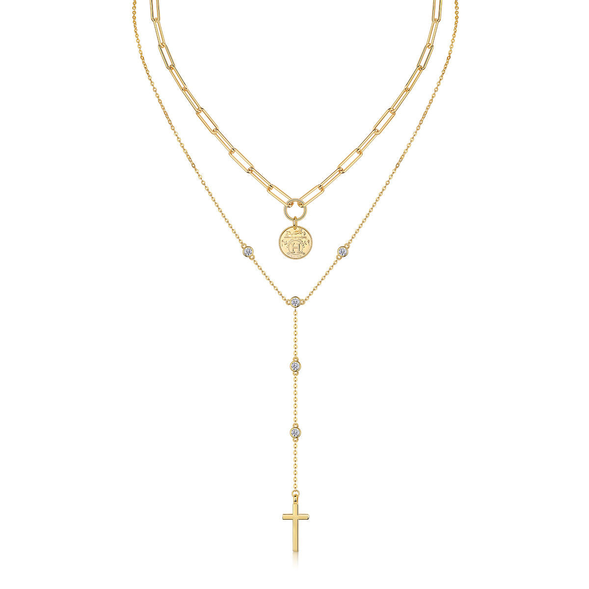 Lotus Faith Layer Necklace
