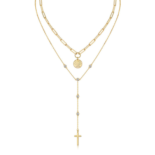 Lotus Faith Layer Necklace