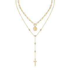 Lotus Faith Layer Necklace